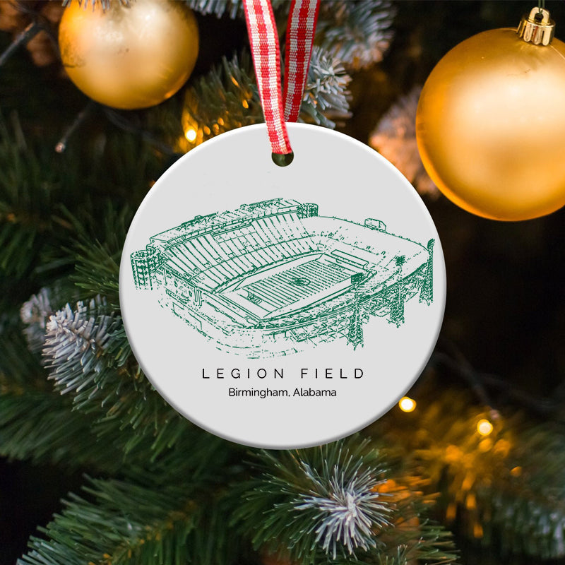 Legion Field - UAB Blazers football,College Football Ceramic Christmas Ornament