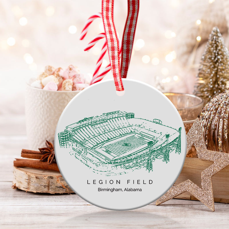 Legion Field - UAB Blazers football,College Football Ceramic Christmas Ornament