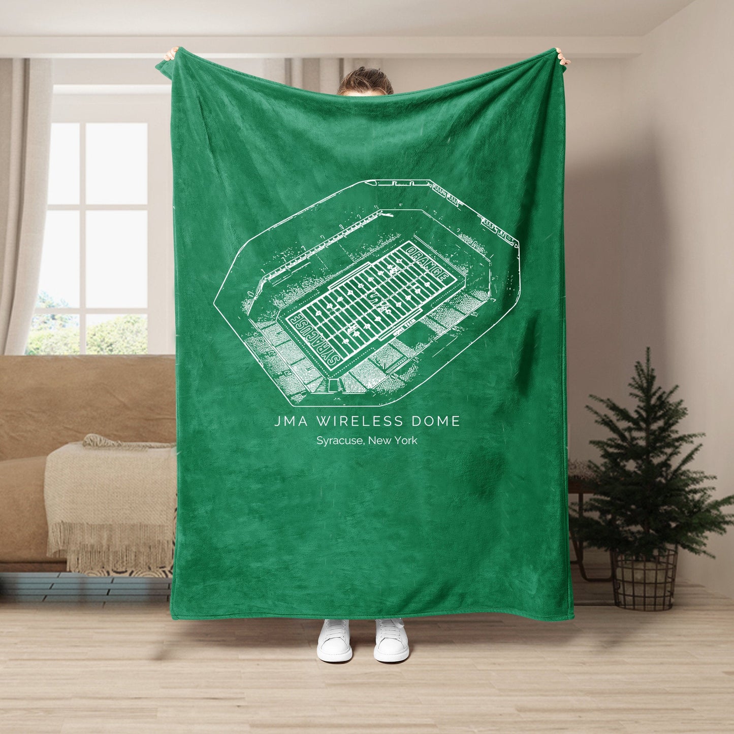 JMA Wireless Dome Stadium  - Syracuse Orange football,College Football Blanket
