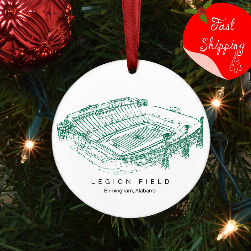 Legion Field - UAB Blazers football,College Football Ceramic Christmas Ornament