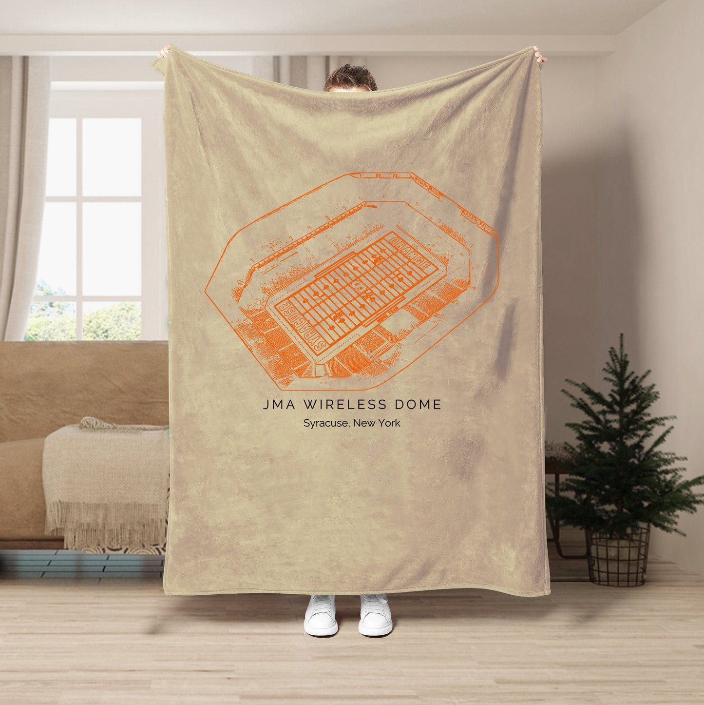 JMA Wireless Dome Stadium  - Syracuse Orange football,College Football Blanket
