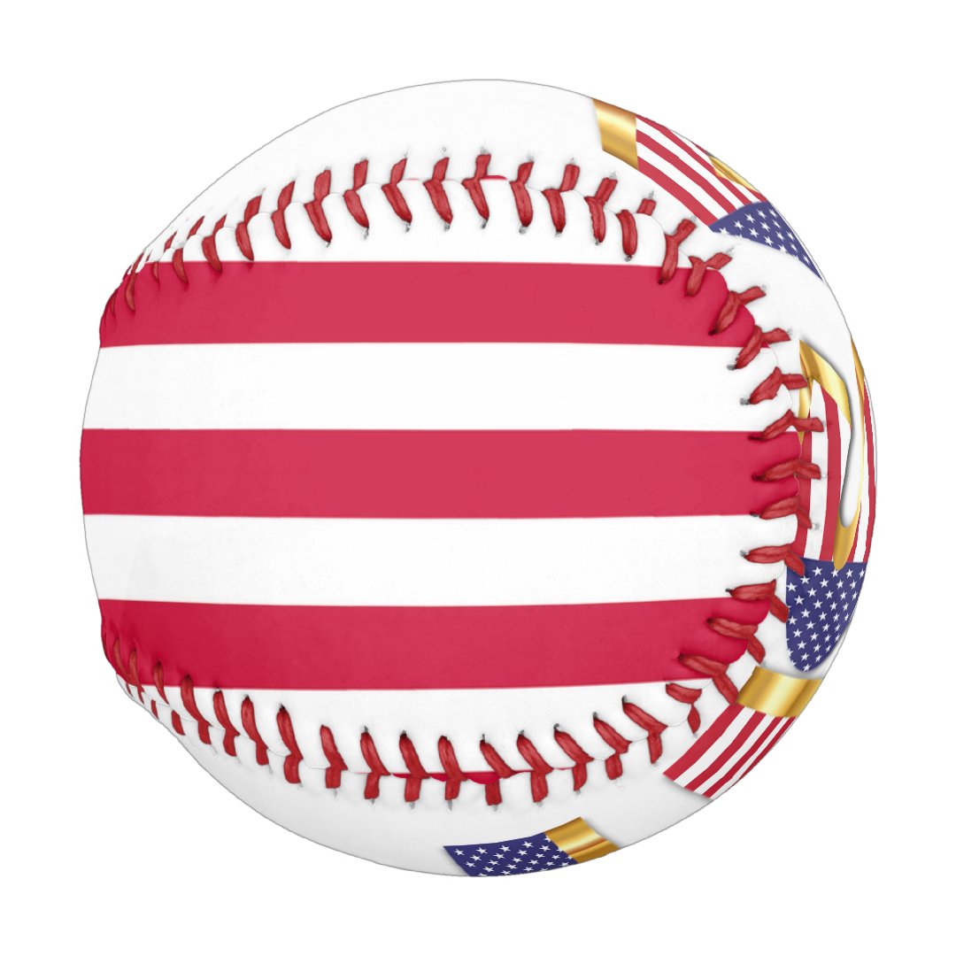 USA Flag Baseball United States of America