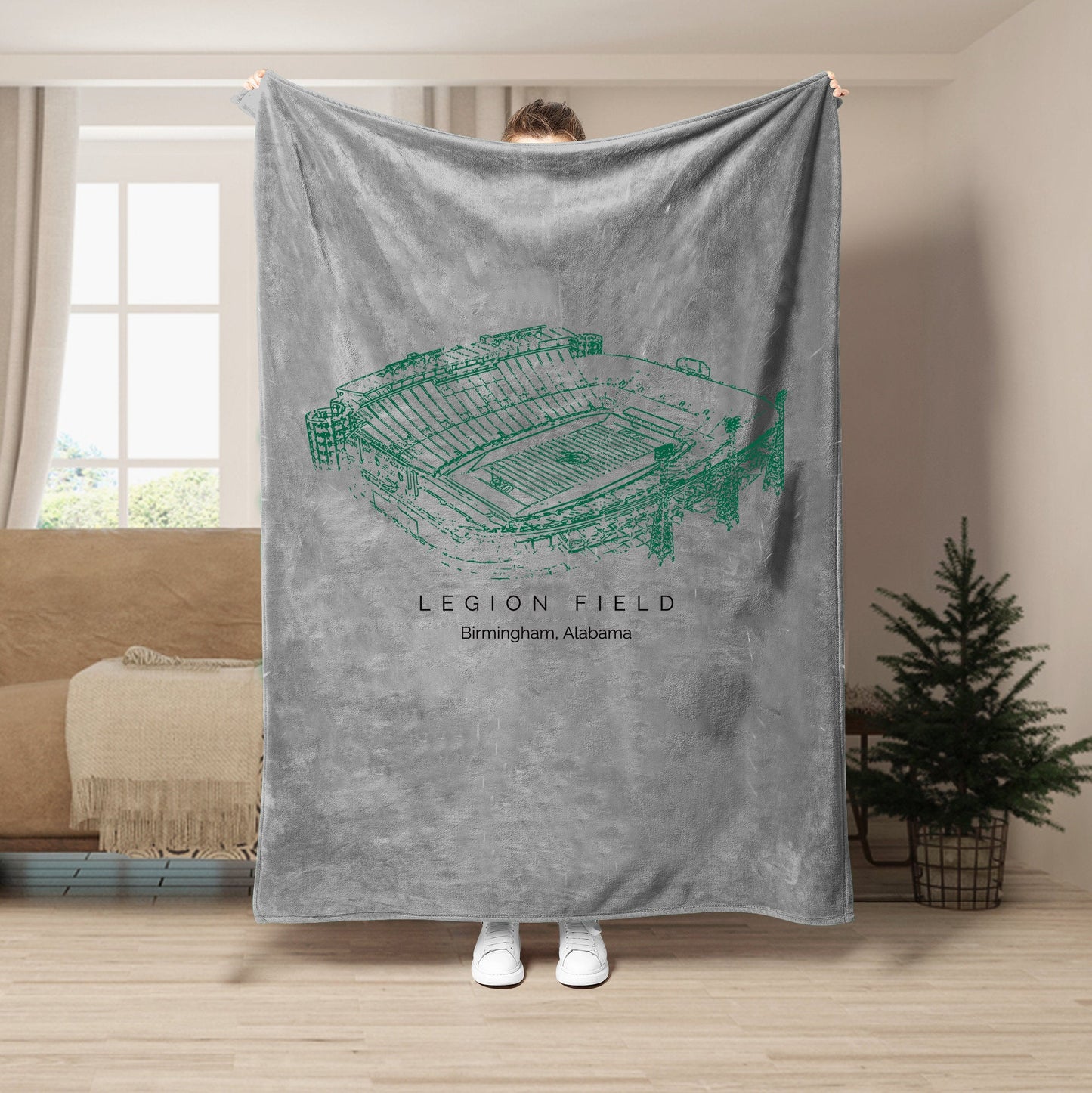 Legion Field Stadium  - UAB Blazers football,College Football Blanket