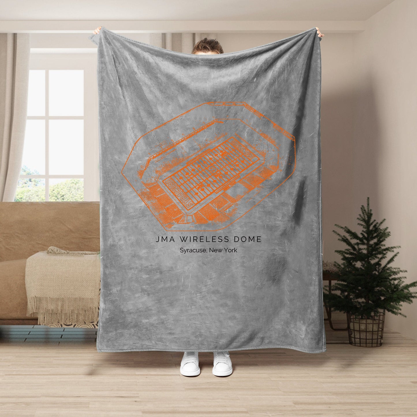 JMA Wireless Dome Stadium  - Syracuse Orange football,College Football Blanket