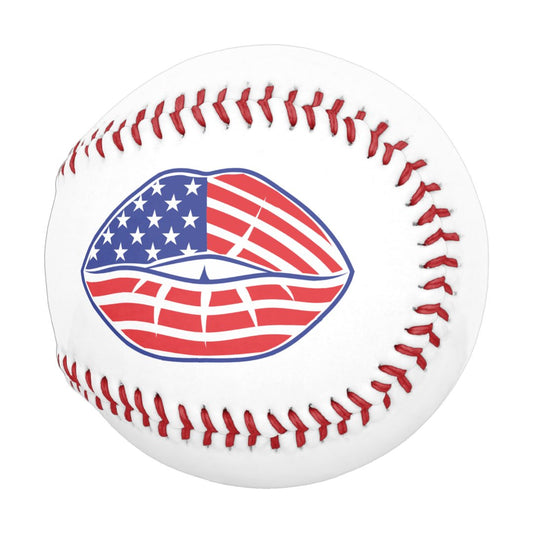 Baseball 4th July Independence Day America flag