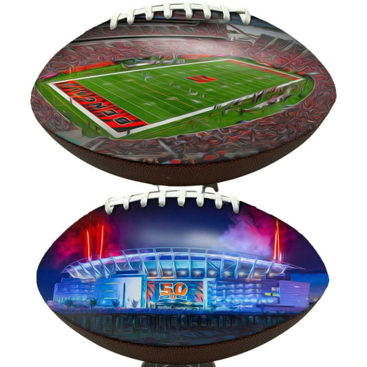 Paul Brown Stadium Football Digital Painting Series