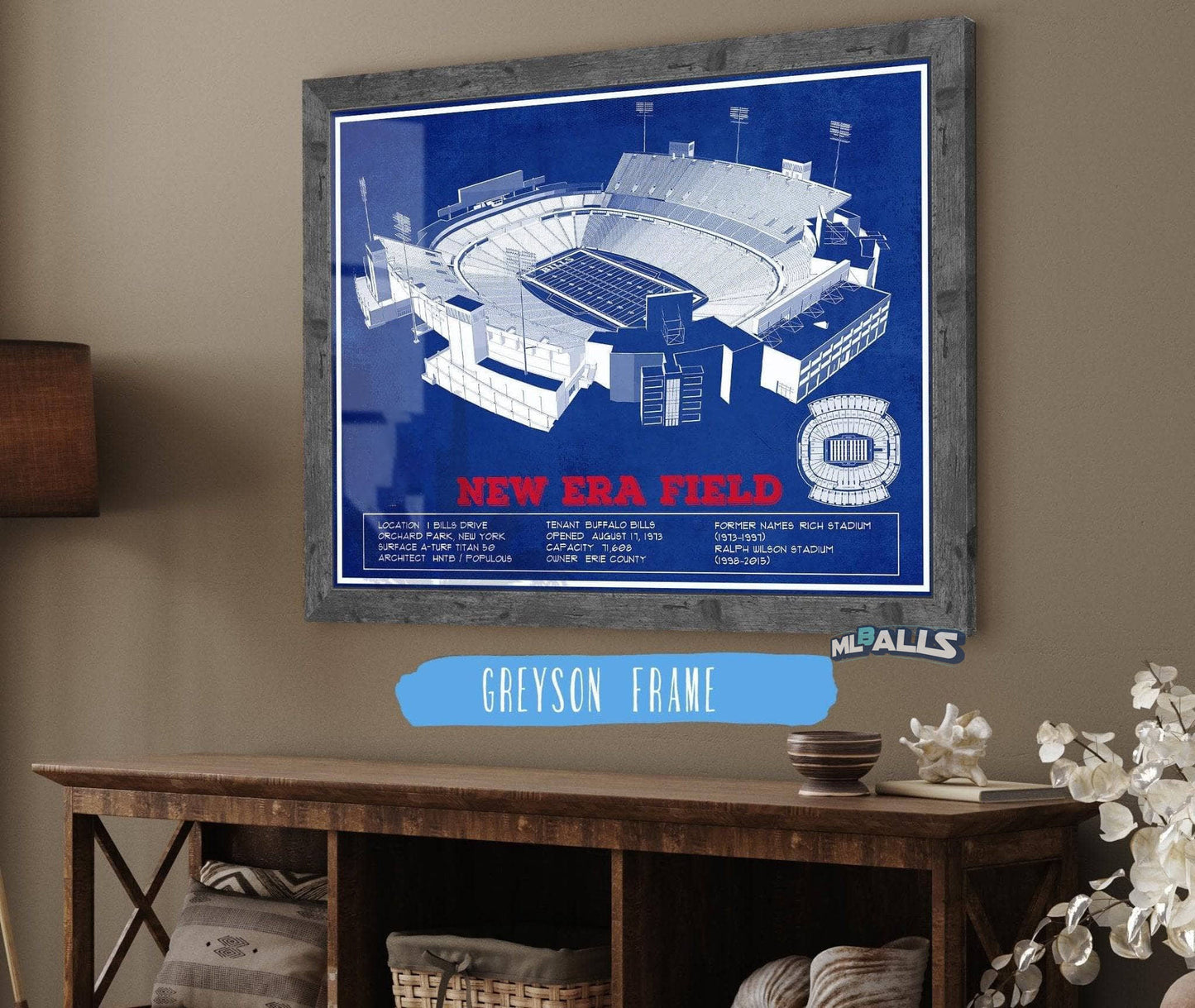 New Era Field Buffalo Bills Team Color