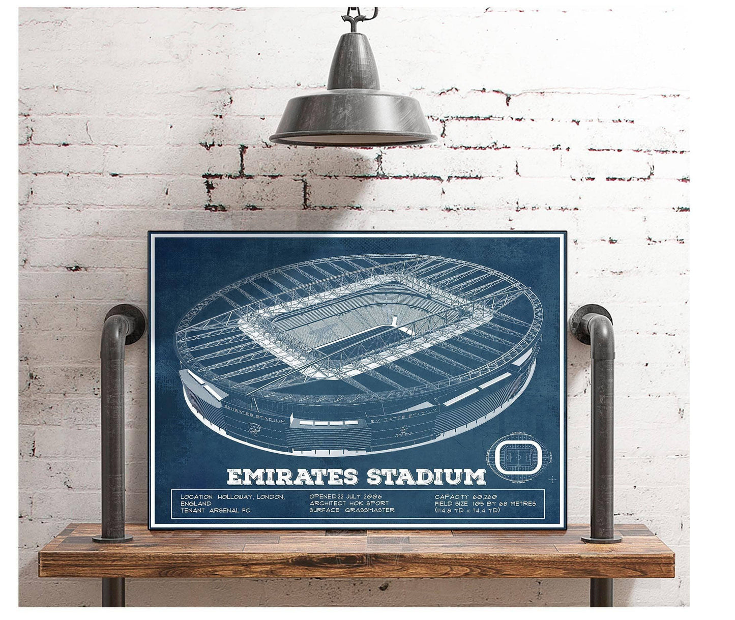 Arsenal Football Club Emirates Stadium Soccer Print
