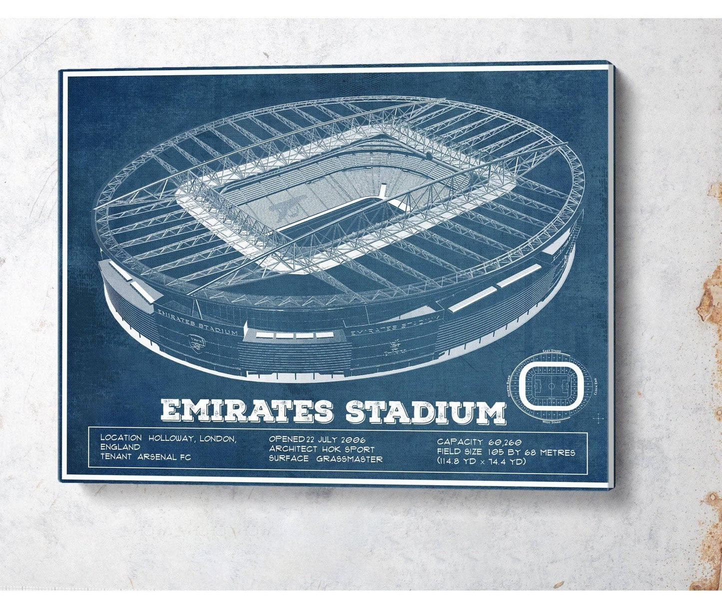 Arsenal Football Club Emirates Stadium Soccer Print