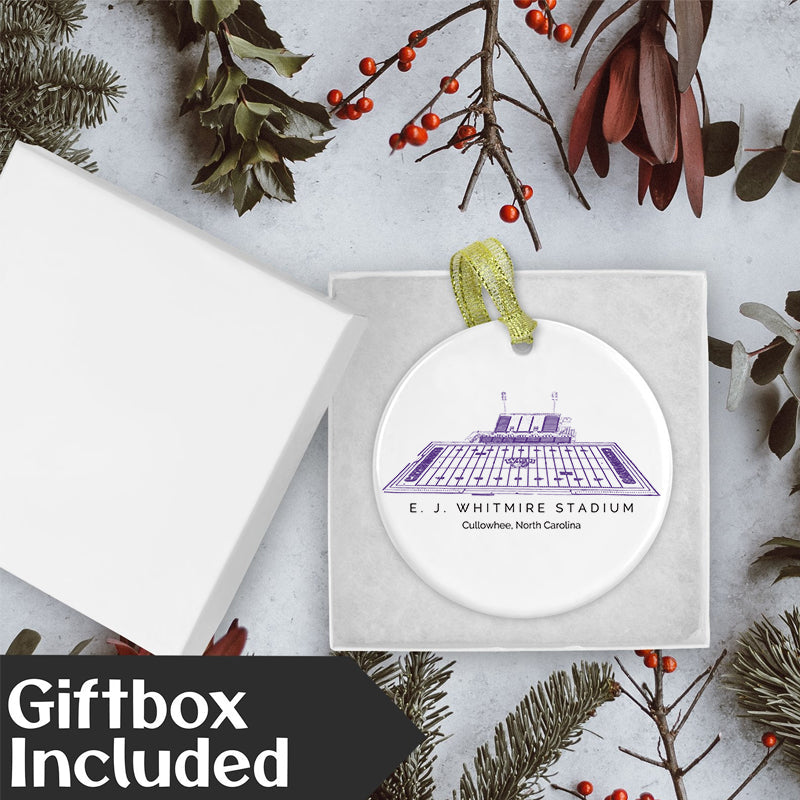 E. J. Whitmire Stadium - Western Carolina Catamounts football,College Football Ceramic Christmas Ornament