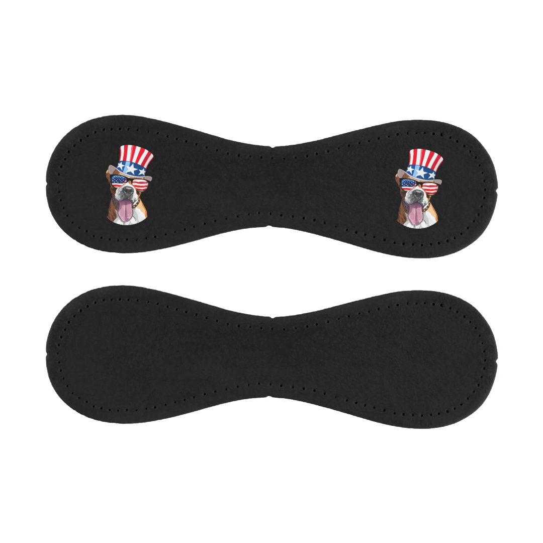 Boxer Dog USA Flag Hat Glasses 4th of July Baseball