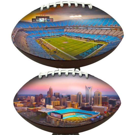 Bank of America Stadium Football Digital Painting Series