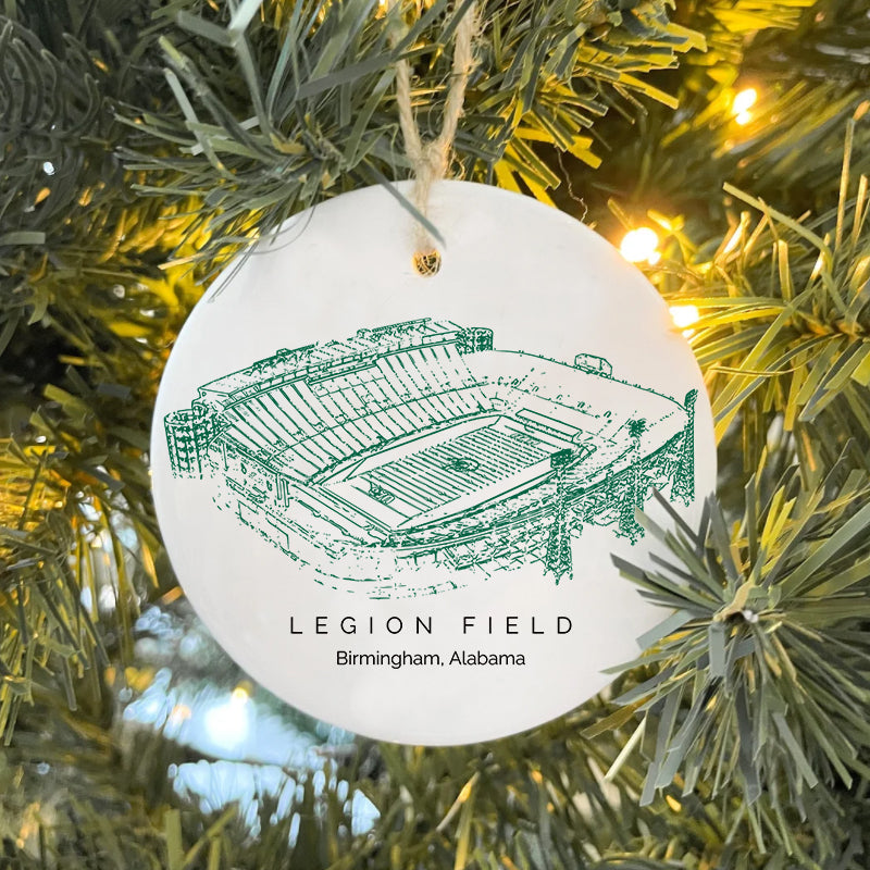 Legion Field - UAB Blazers football,College Football Ceramic Christmas Ornament