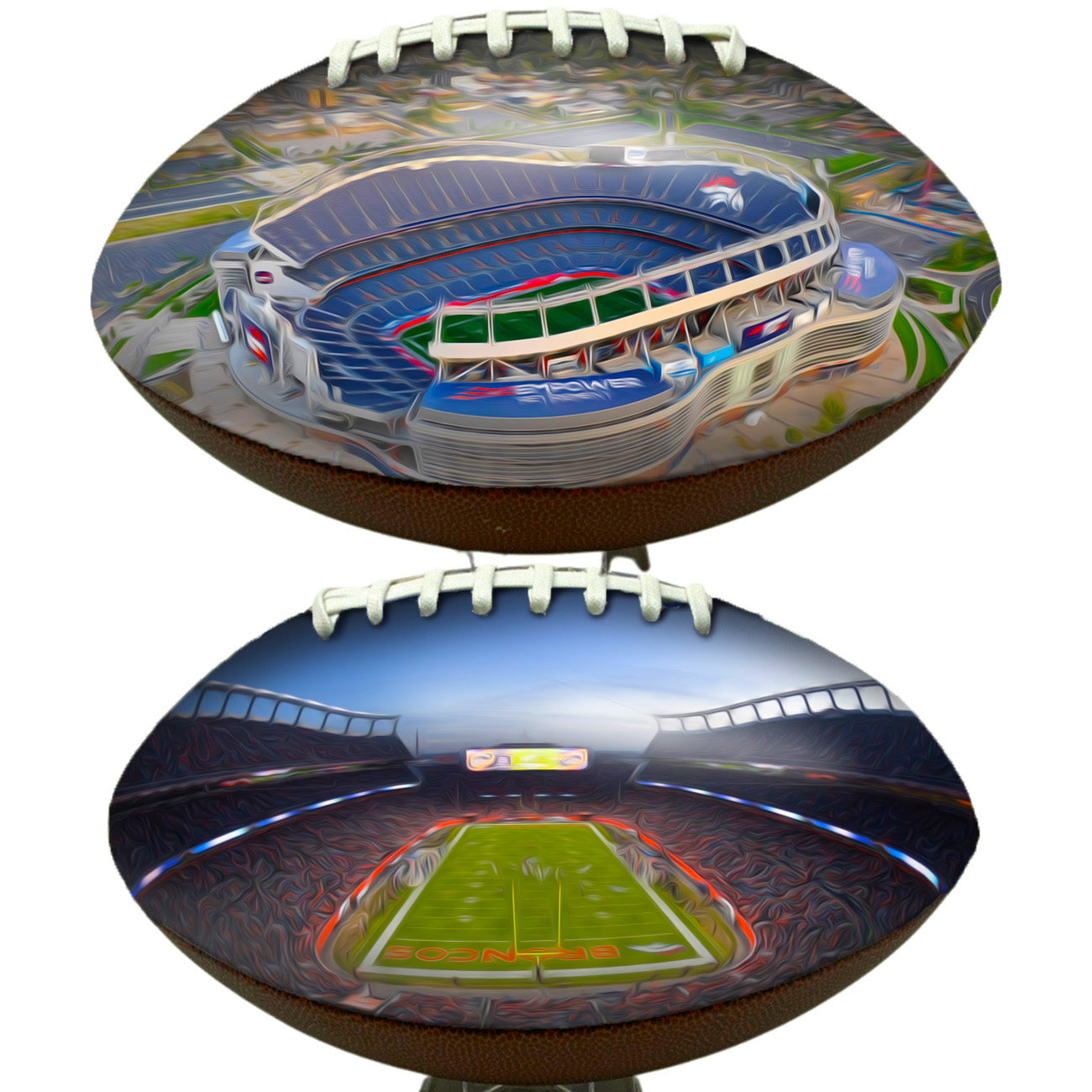 Empower Field At Mile High Football Digital Painting Series