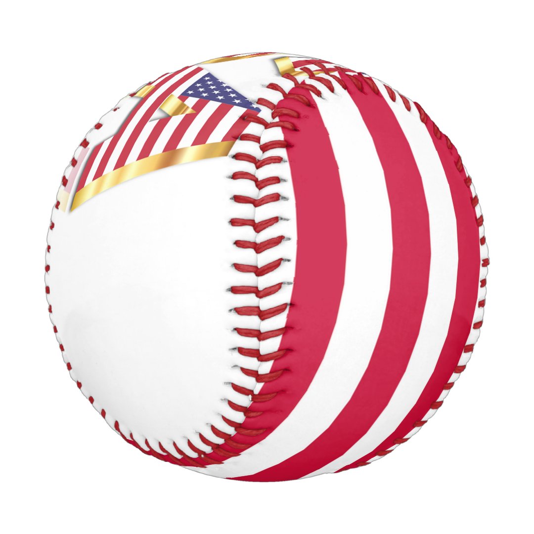 USA Flag Baseball United States of America