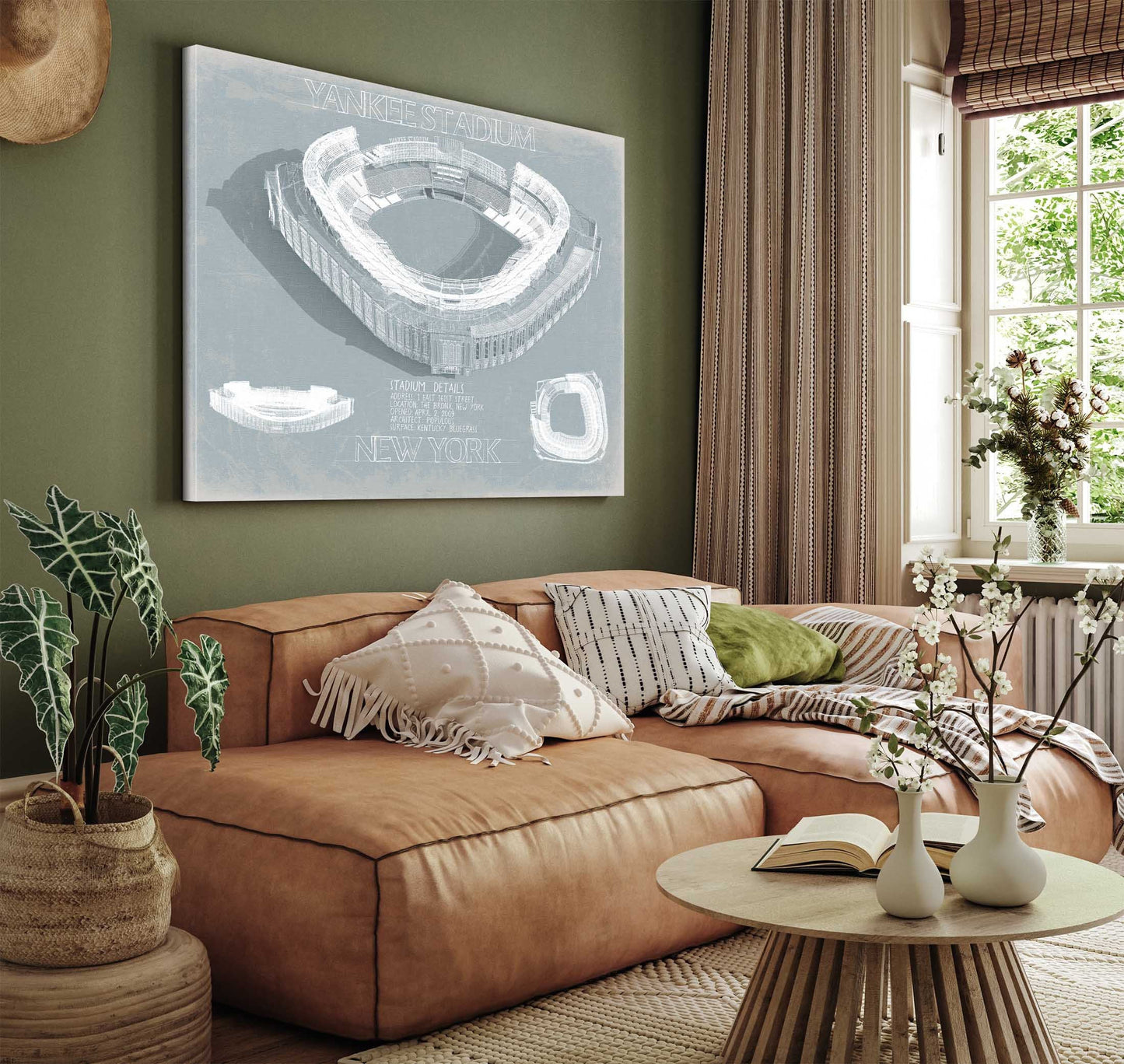 Yankee Stadium Wall Art - Original NY Yankees Fan Print