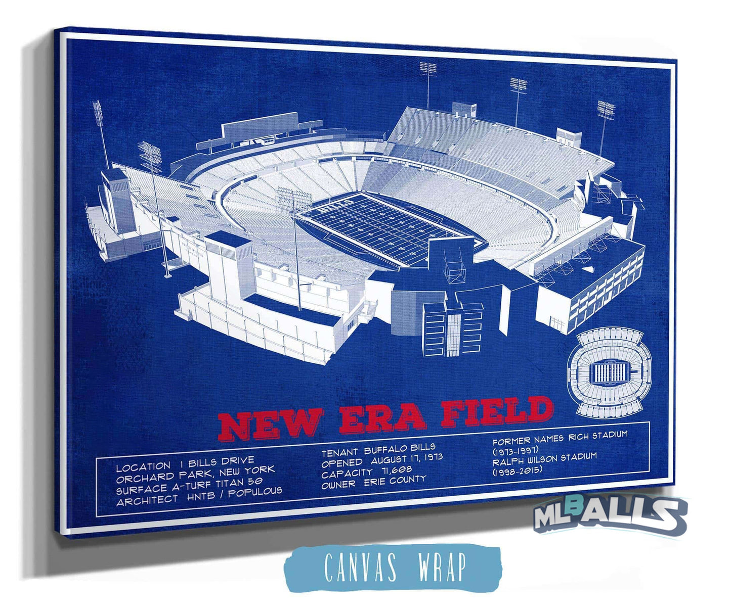 New Era Field Buffalo Bills Team Color