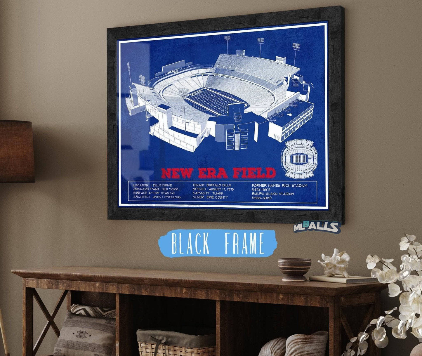 New Era Field Buffalo Bills Team Color