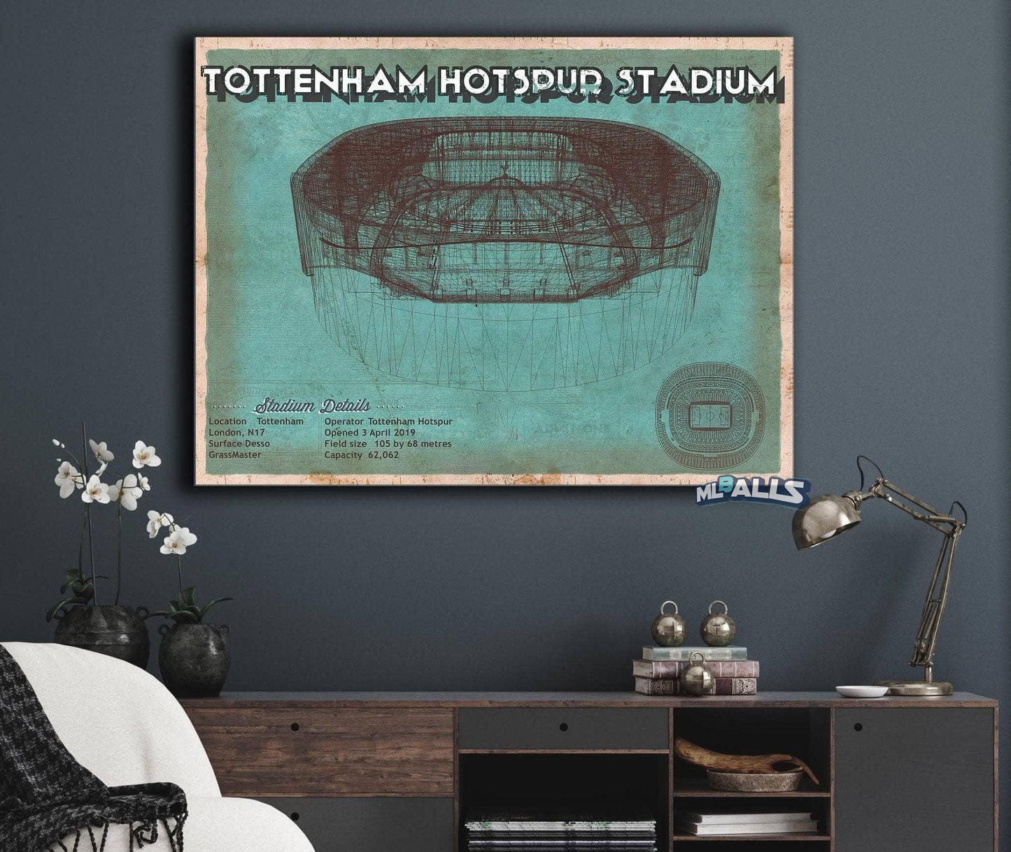 Tottenham Hotspur Football Club Soccer Print