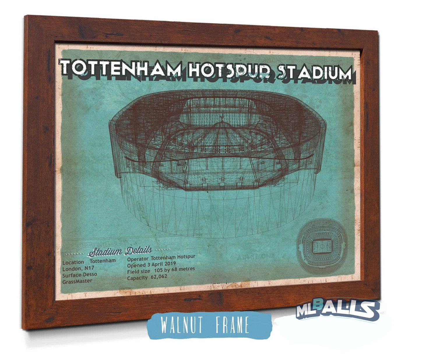 Tottenham Hotspur Football Club Soccer Print
